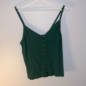 American Eagle womens small green tank